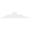 Ekena Millwork Portland Architectural Grade PVC Gable Bracket, 48"W x 10"H x 6"D x 6"F, 5/12 Pitch GBP048X10X0606POR00 - alternate 5